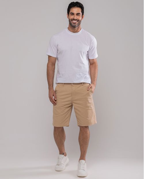 Bermuda Masculina Chino 11100 Capuccino