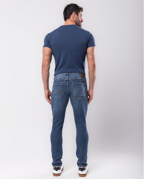Calça Jeans Masculina Slim Fit 23077 Escura