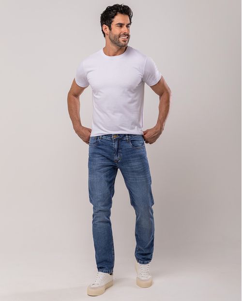 Calça Jeans Slim Fit Masculina 24644 Sky