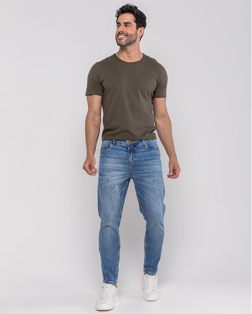 Calça Jeans Slim Fit Masculina Premium 24631 Sky