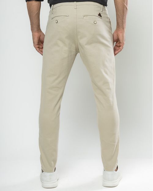 Calça Masculina Chino Cano Curto 11001 Areia