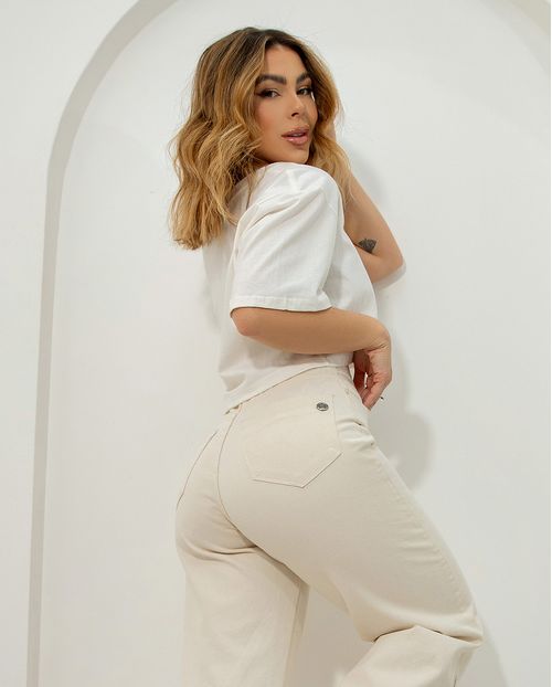 Cropped Feminino Cacto  90230 Off White