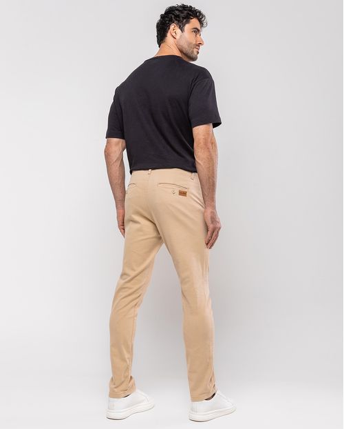 Calça Chino Masculina 11000 Bege