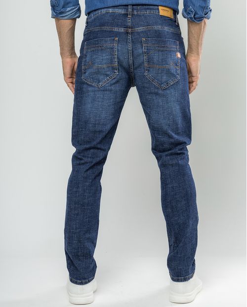 Calça Jeans Slim Fit Masculina 24667 Sky Escuro