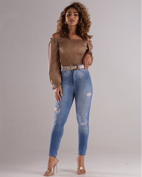 Calça Skinny Hot Pants C/elastano 20230 Média