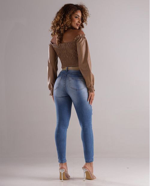 Calça Skinny Hot Pants C/elastano 20230 Média