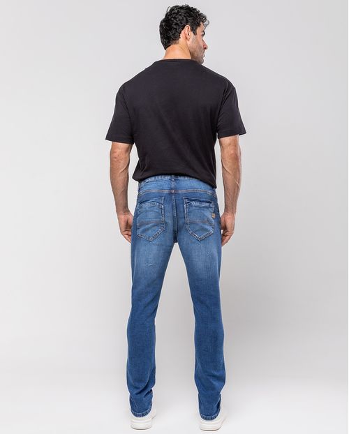 Calça Jeans Slim Fit Masculina 24716 Sky Escuro