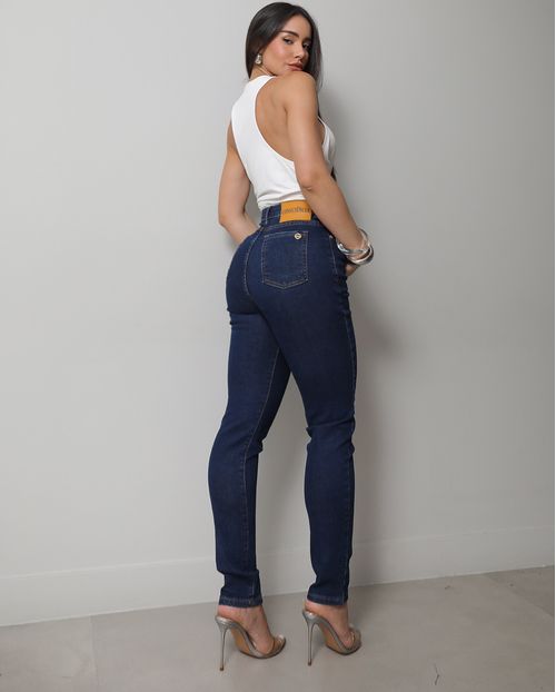 Calça Jeans Fem Mom 25122 Amaciado
