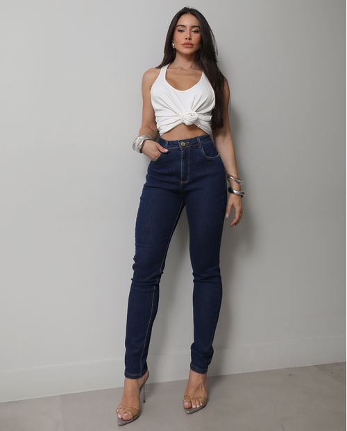 Calça Jeans Fem Mom 25122 Amaciado