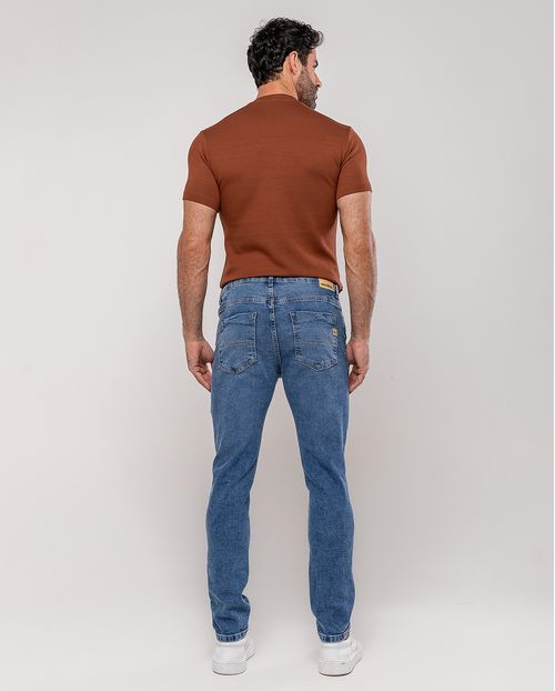 Calça Jeans Slim Fit Masculina 25140 Média