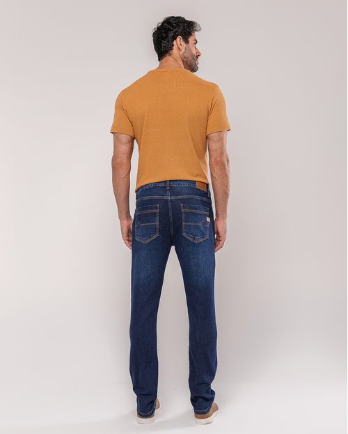 Calça Jeans Slim Fit Masculina 25157 Escura